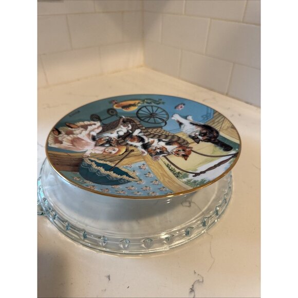 Country Kitties Stroller Derby By Gre Gerardi The Hamilton Collection Plate - Picture 16 of 16